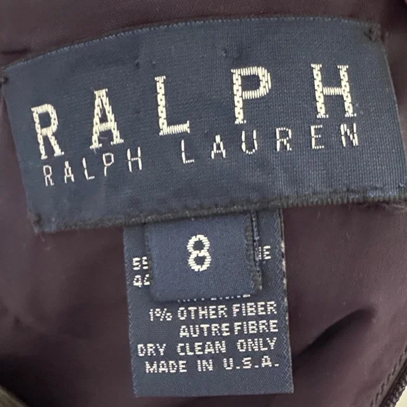 Ralph by Ralph Lauren Navy and Red pin stripe Spaghetti Strap Dress - Picture 2 of 8